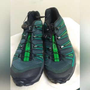 Salomon X-ULTRA Green Black Trail Running Shoes MENS sz 8.5